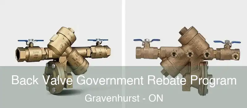  Back Valve Government Rebate Program Gravenhurst - ON