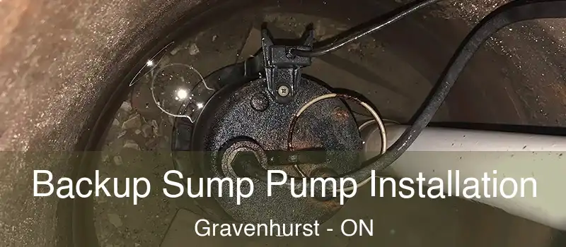  Backup Sump Pump Installation Gravenhurst - ON