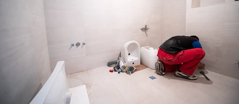 Basement Bathroom Shower Installation in Gravenhurst, Ontario
