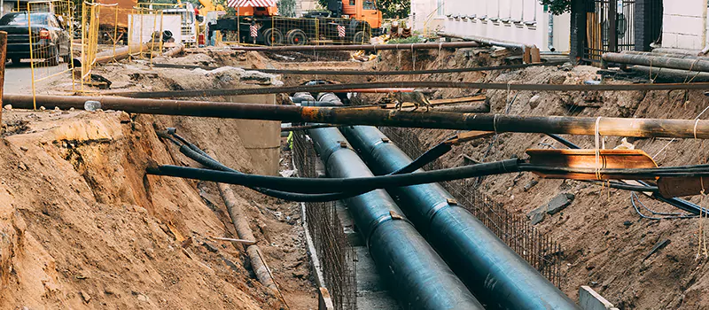 Underground Drainage Pipe Replacement in Gravenhurst, ON