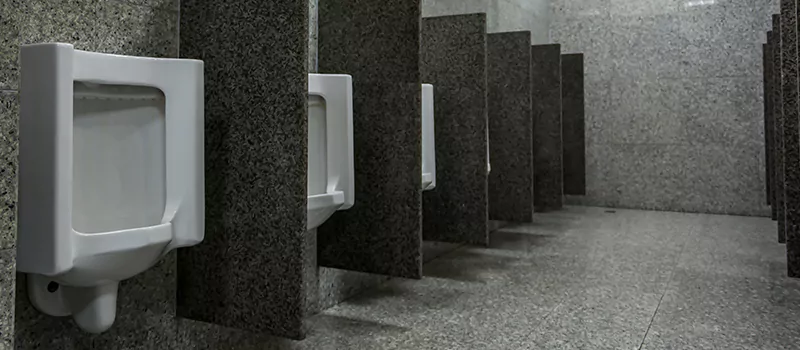 Urinal Divider Installation in Gravenhurst, ON