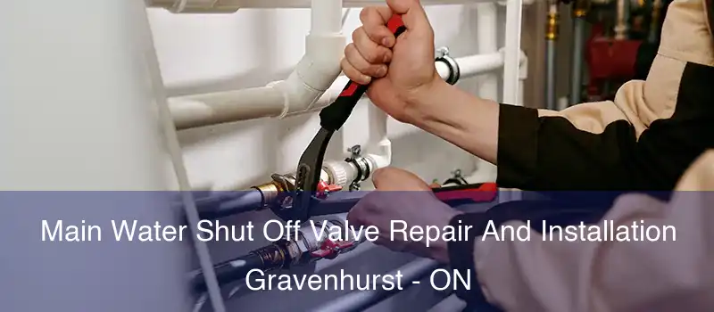  Main Water Shut Off Valve Repair And Installation Gravenhurst - ON