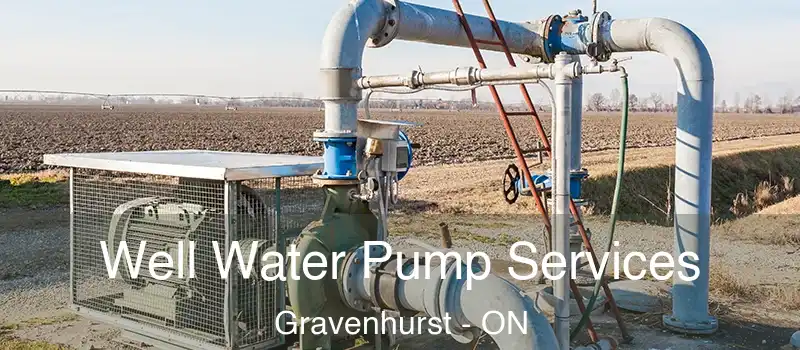  Well Water Pump Services Gravenhurst - ON